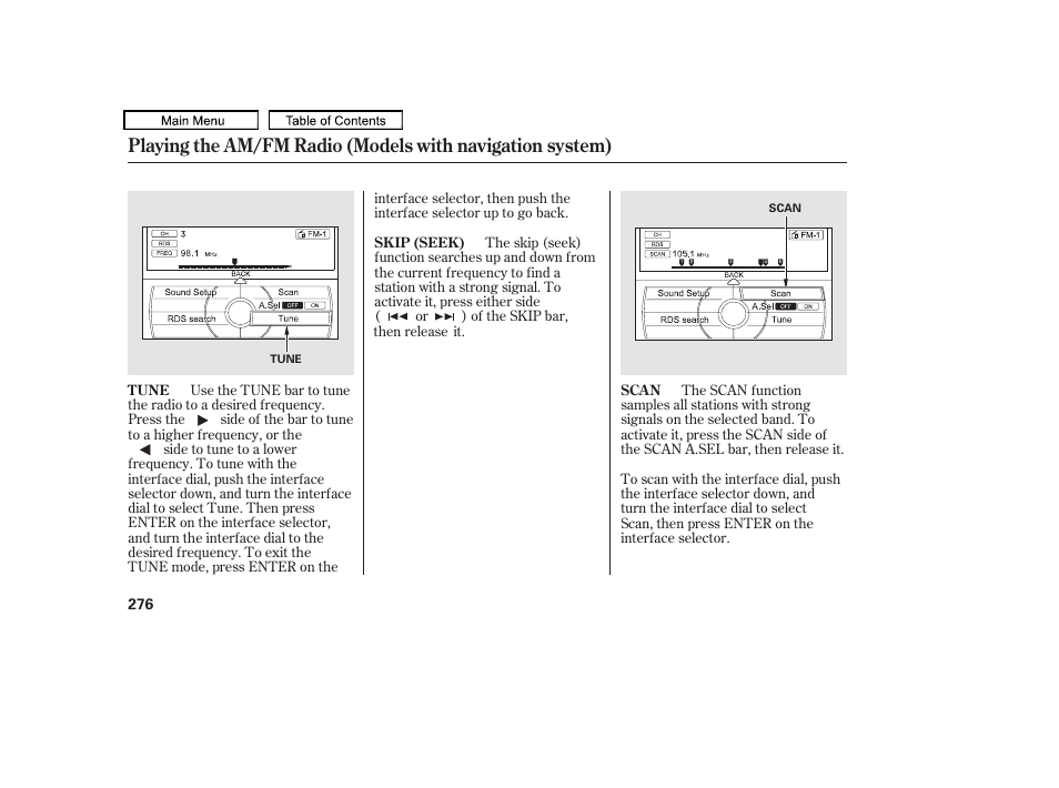 Acura 2011 TL User Manual | Page 279 / 614