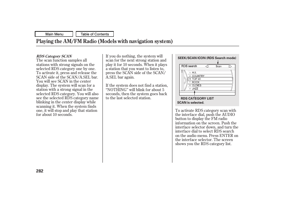 Acura 2011 TL User Manual | Page 285 / 614