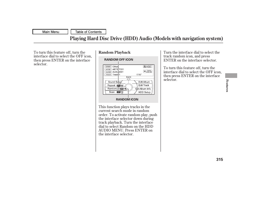 Acura 2011 TL User Manual | Page 318 / 614