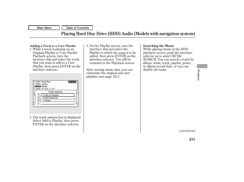 Acura 2011 TL User Manual | Page 320 / 614