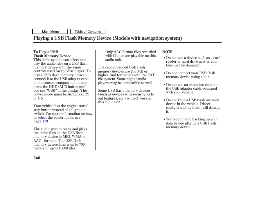 Acura 2011 TL User Manual | Page 351 / 614