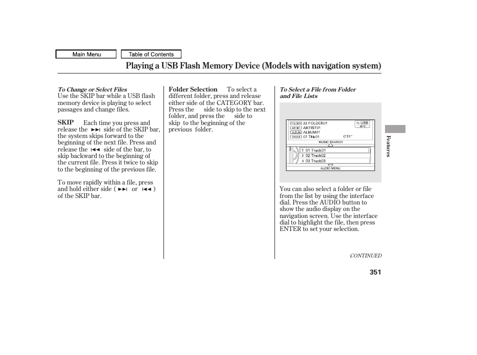 Acura 2011 TL User Manual | Page 354 / 614