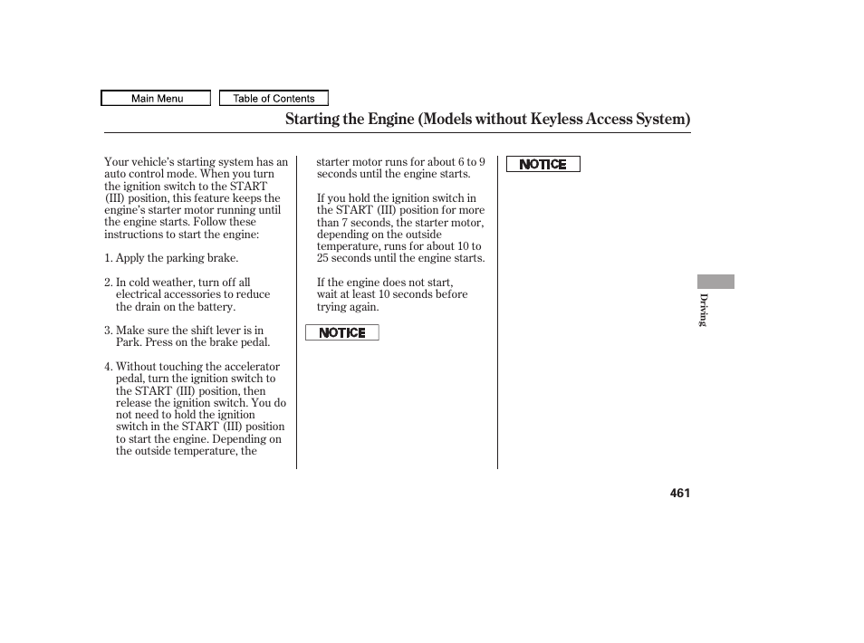 Acura 2011 TL User Manual | Page 464 / 614