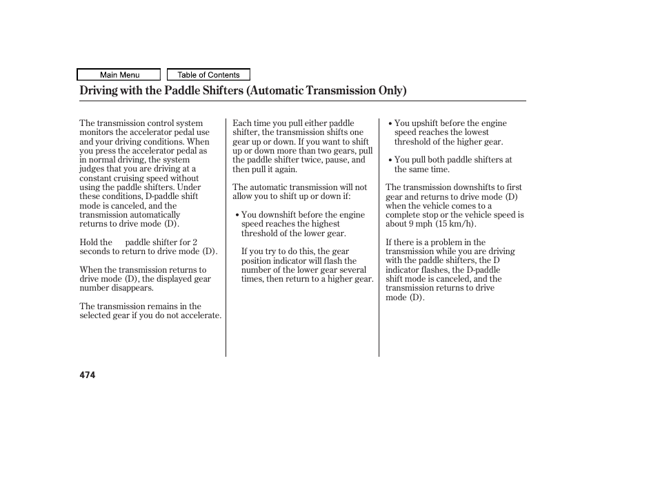 Acura 2011 TL User Manual | Page 477 / 614