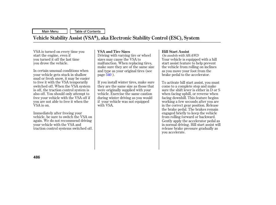 Acura 2011 TL User Manual | Page 489 / 614