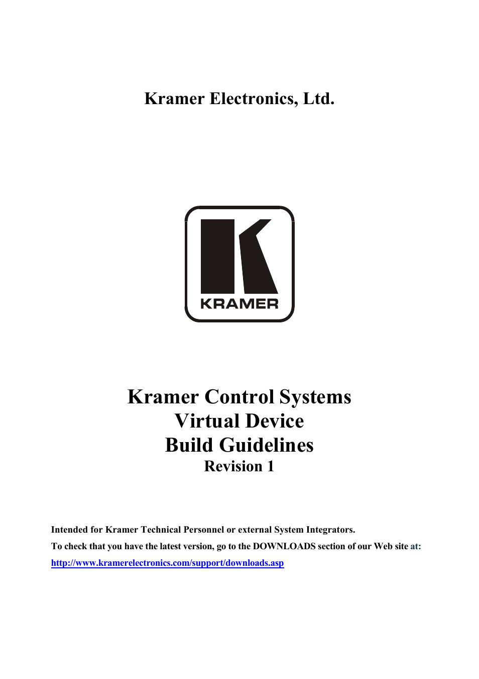 Kramer Electronics SV-552ALC User Manual | 16 pages