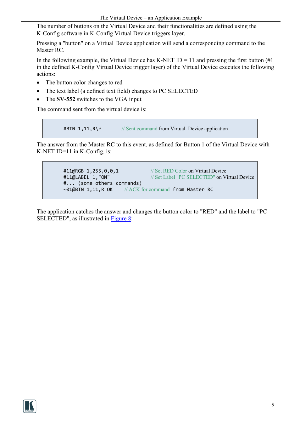 Kramer Electronics SV-552ALC User Manual | Page 11 / 16