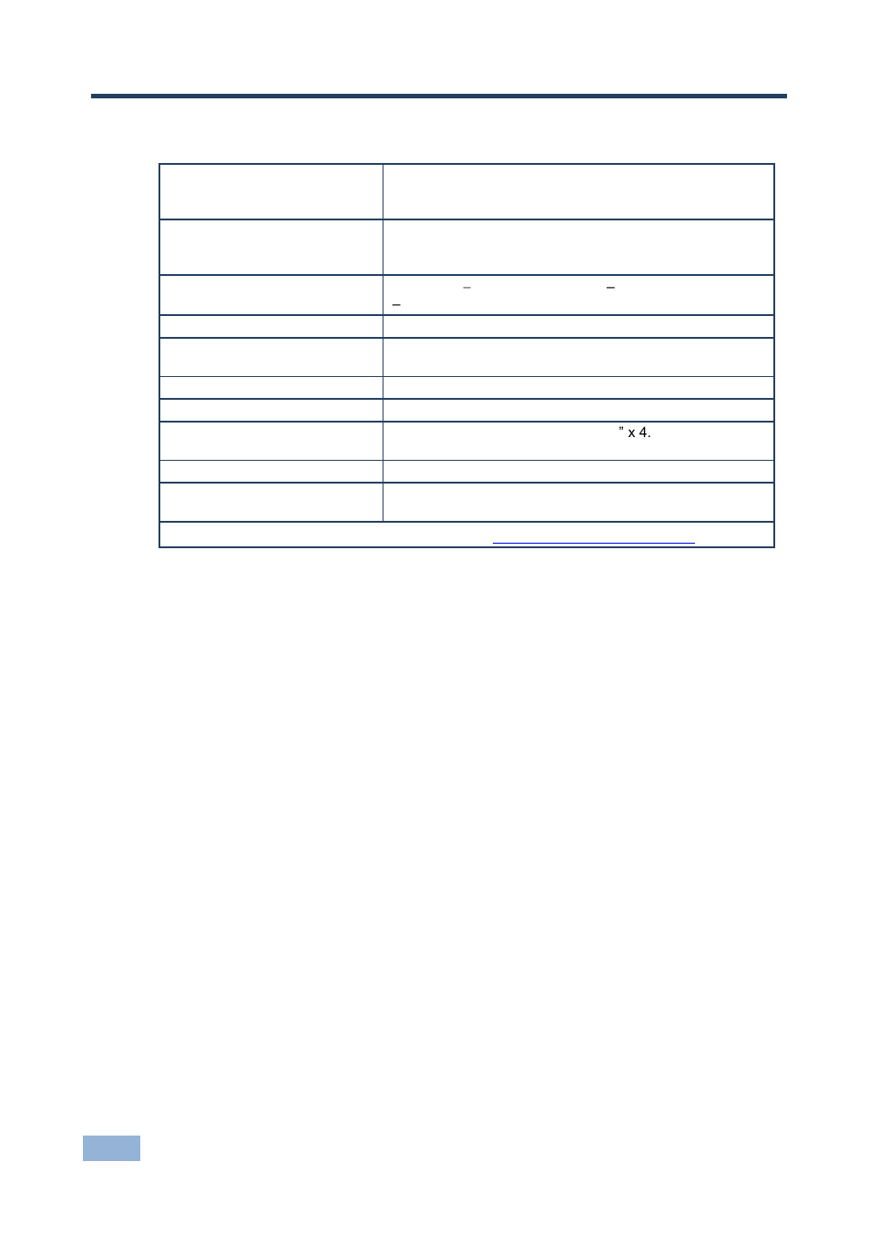 7 technical specifications, Technical specifications, 7technical specifications | Kramer Electronics RC-78R User Manual | Page 21 / 23