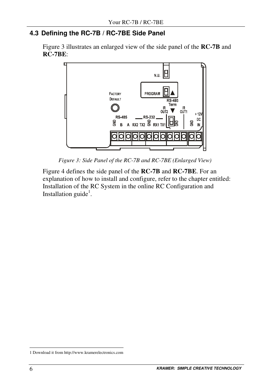 Kramer Electronics RC-7B User Manual | Page 8 / 18