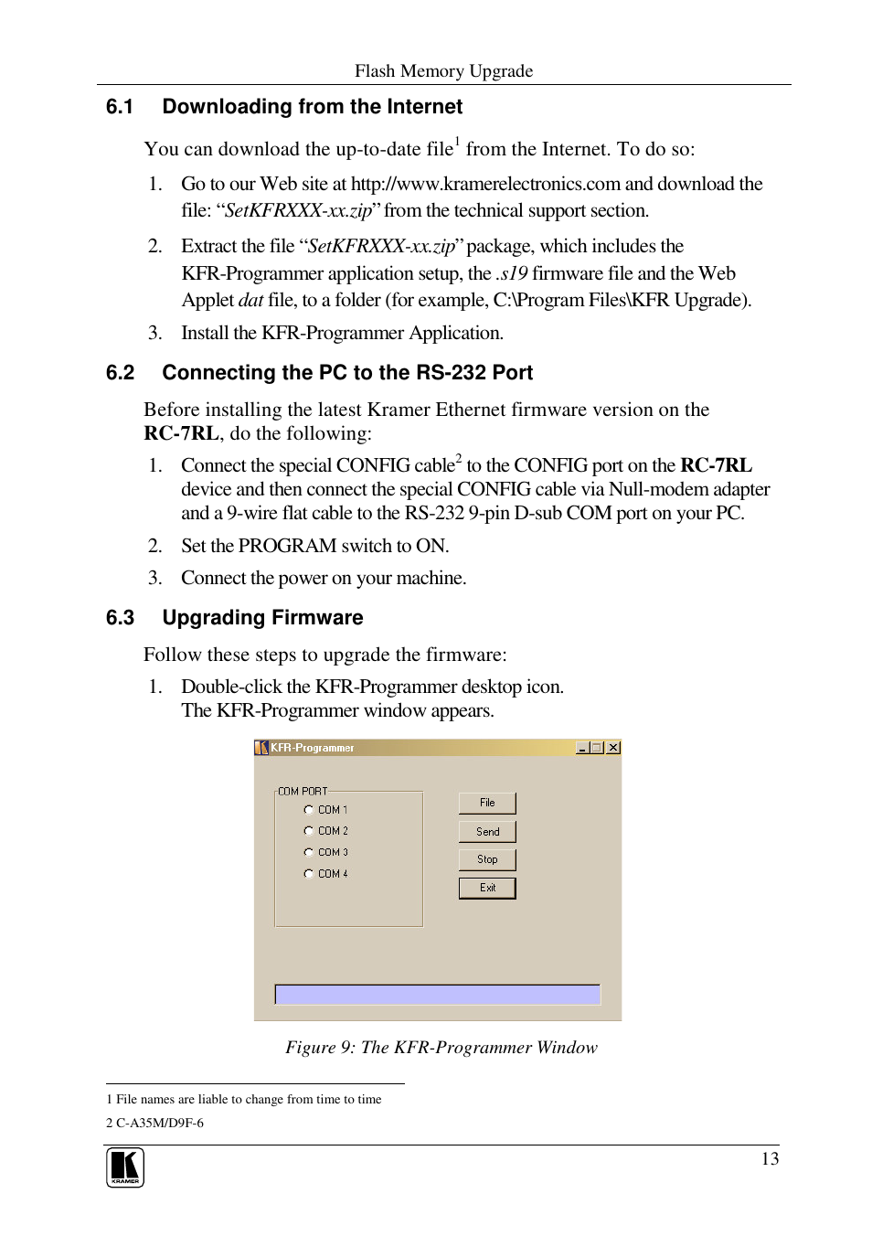 Kramer Electronics RC-7RL User Manual | Page 15 / 18