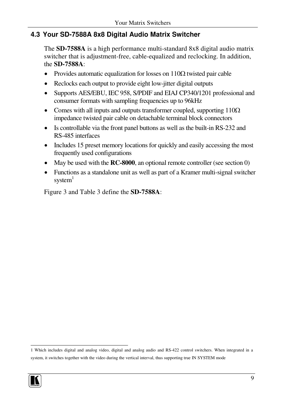 Kramer Electronics RC-8000 User Manual | Page 12 / 37