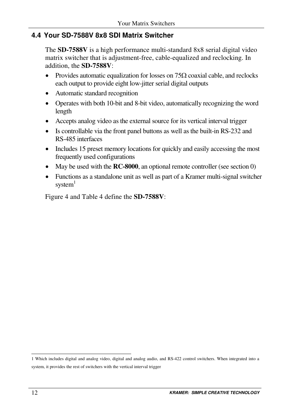 Kramer Electronics RC-8000 User Manual | Page 15 / 37