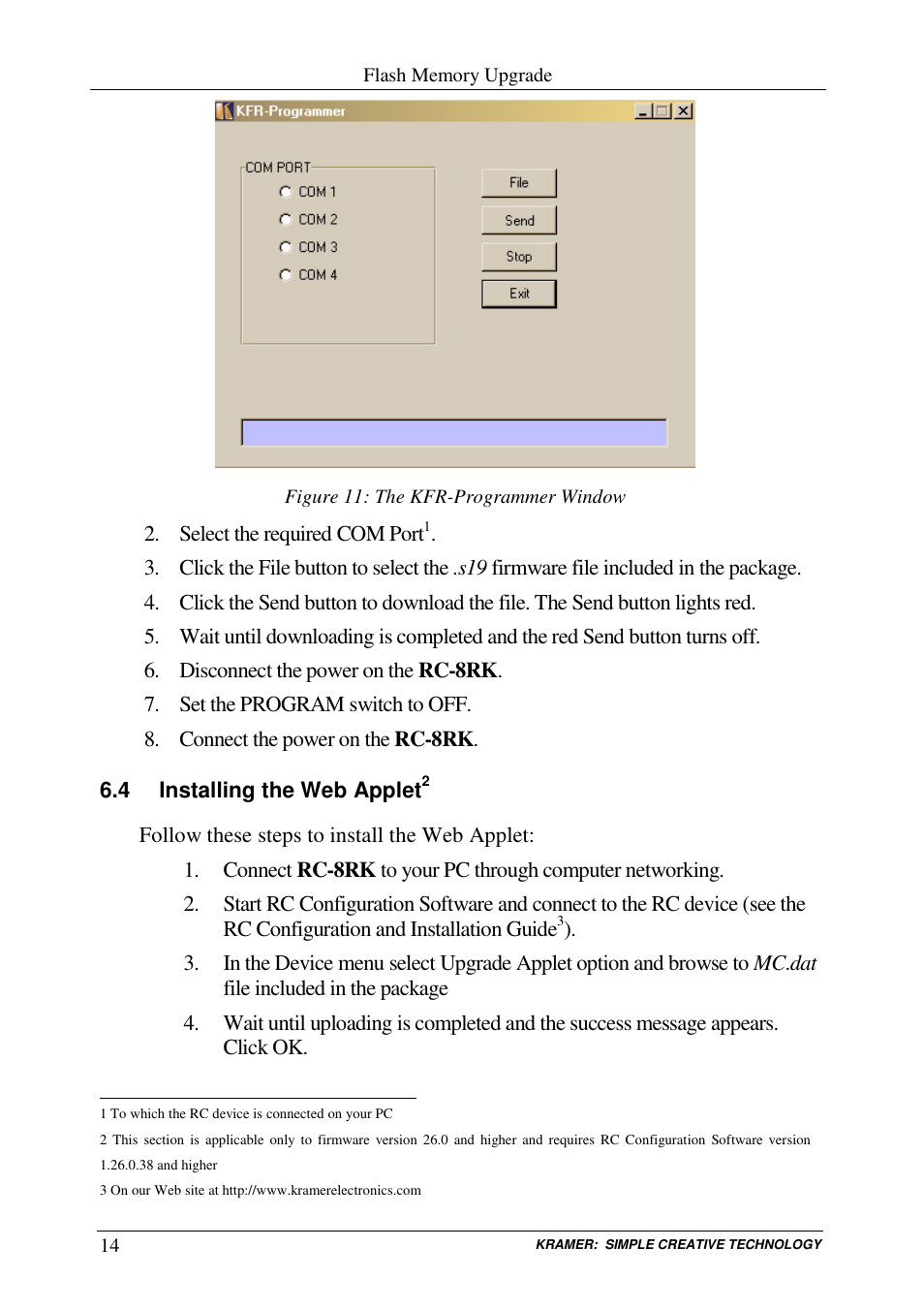 Kramer Electronics RC-8RKL User Manual | Page 16 / 19