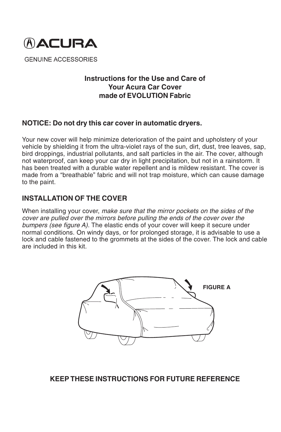 Acura 08P34-SEC-2001-81 User Manual | 4 pages