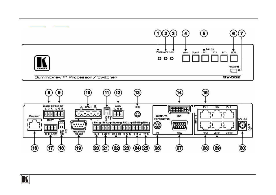 Kramer Electronics SV-552ALC User Manual | Page 11 / 45
