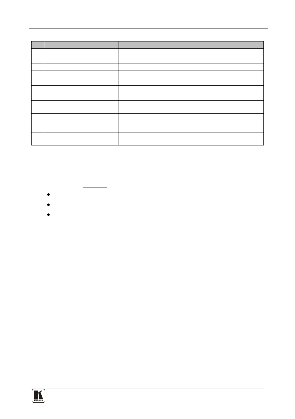 2 connecting the room controller, Connecting the room controller, Table 5 | The rc-63dl room controller | Kramer Electronics SV-552ALC User Manual | Page 19 / 45