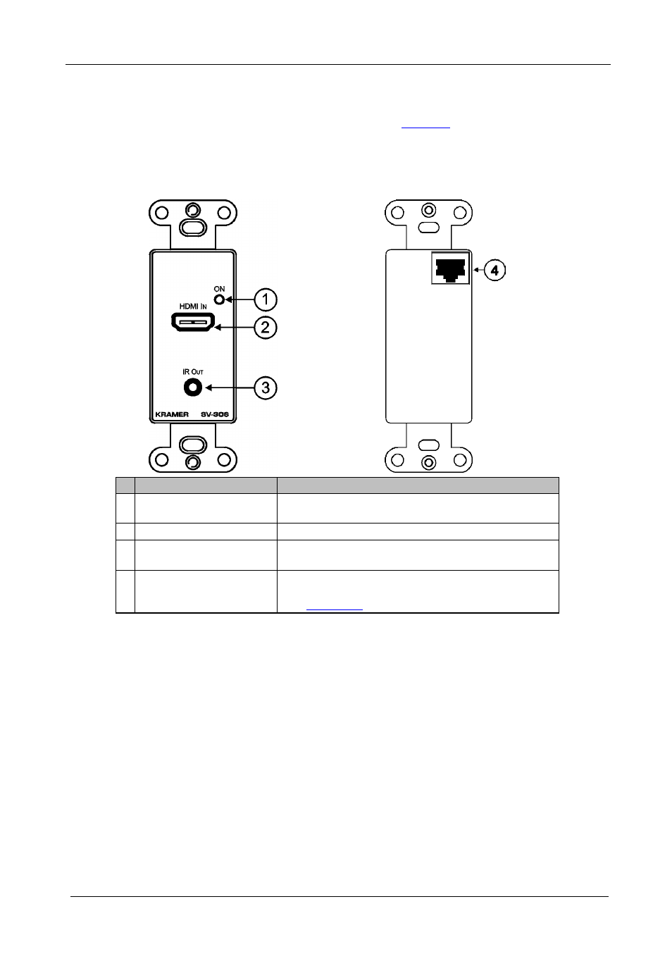 3 defining the sv-306 (u.s.), Defining the sv-306 (u.s.), Table 9: defining the sv-306 (u.s.) | N 7.1.3 | Kramer Electronics SV-552ALC User Manual | Page 24 / 45