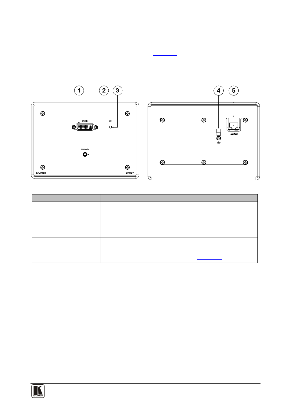 4 defining the sv-307 (u.s.), Defining the sv-307 (u.s.), Table 10: defining the sv-307 (u.s.) | N 7.1.4, Defining and connecting the wall plates | Kramer Electronics SV-552ALC User Manual | Page 25 / 45