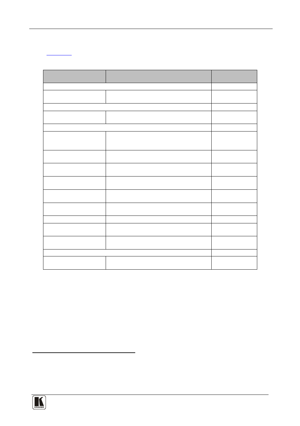 11 summitview™ system cables, Summitview™ system cables | Kramer Electronics SV-552ALC User Manual | Page 37 / 45