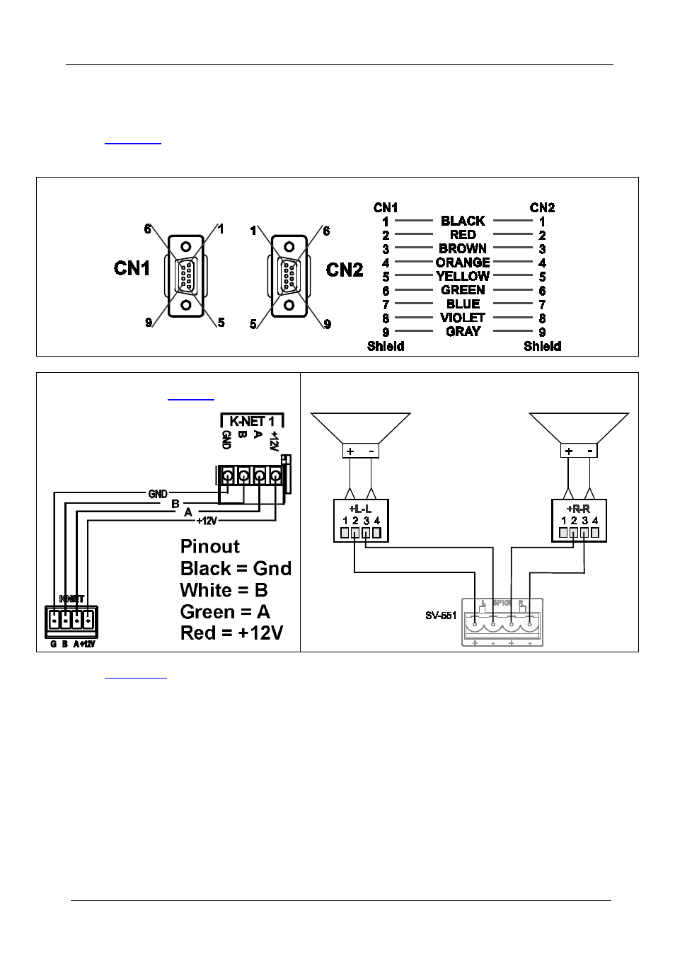 12 summitview™ cable termination, Summitview™ cable termination, Table 18: summitview™ cable termination | Kramer Electronics SV-552ALC User Manual | Page 38 / 45