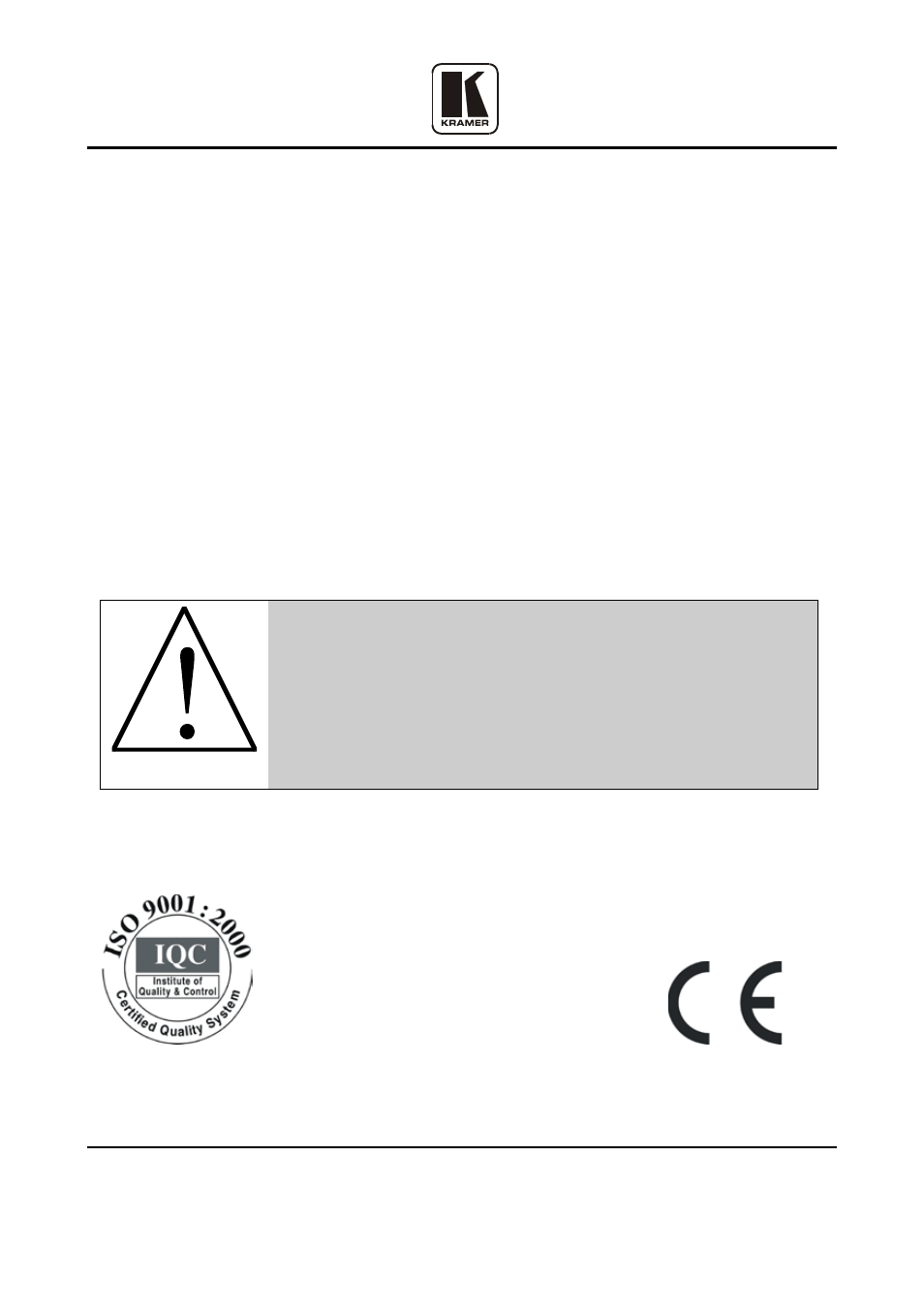 Kramer Electronics WP-500 User Manual | Page 14 / 14