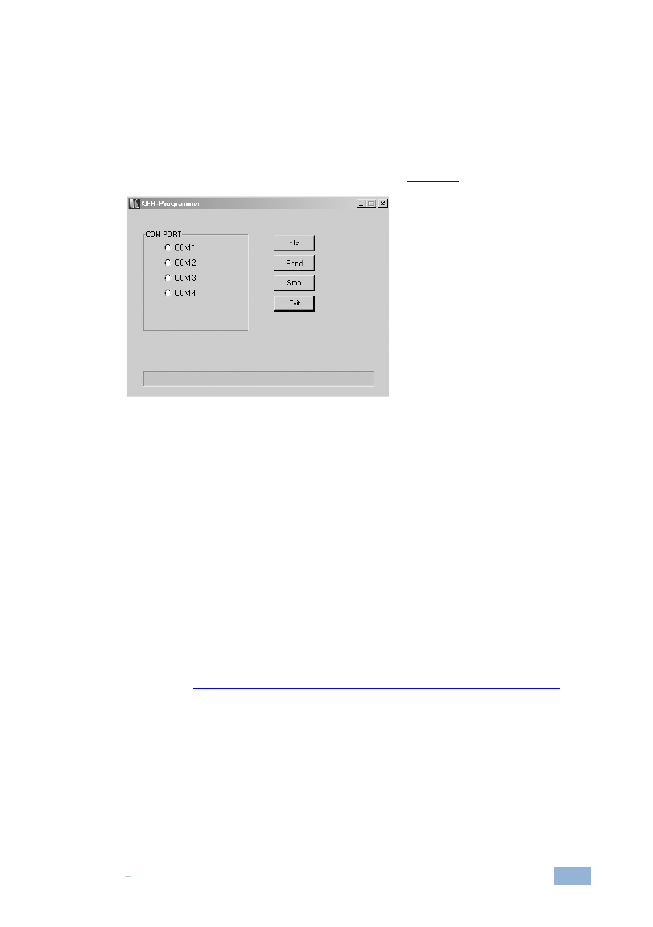 3 upgrading the firmware, 2 upgrading version 2 devices, Upgrading version 2 devices | Figure 12: the kfr-programmer window | Kramer Electronics FC-10ETH User Manual | Page 24 / 27