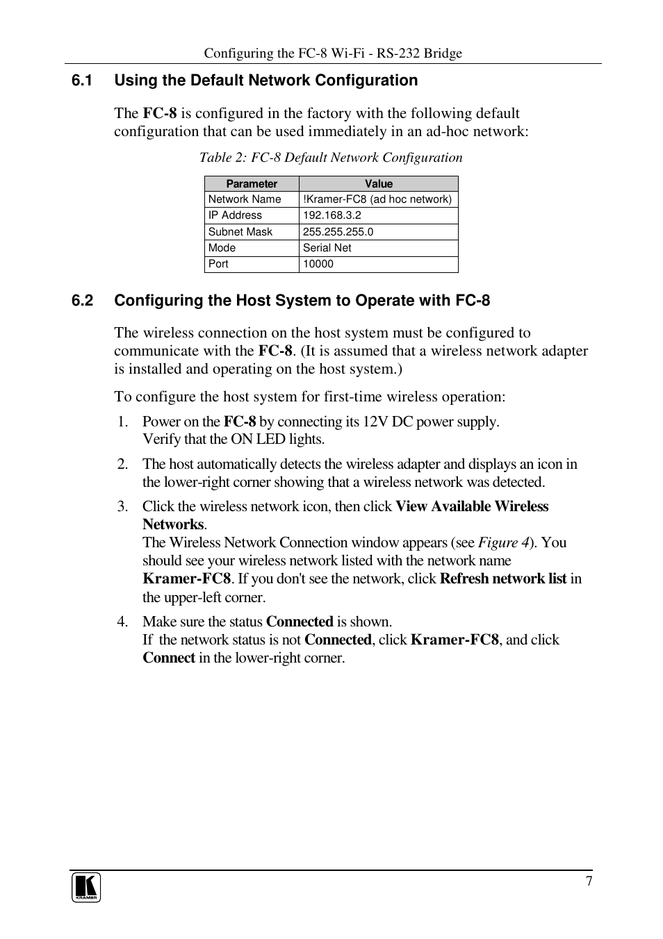 Kramer Electronics FC-8 User Manual | Page 11 / 19