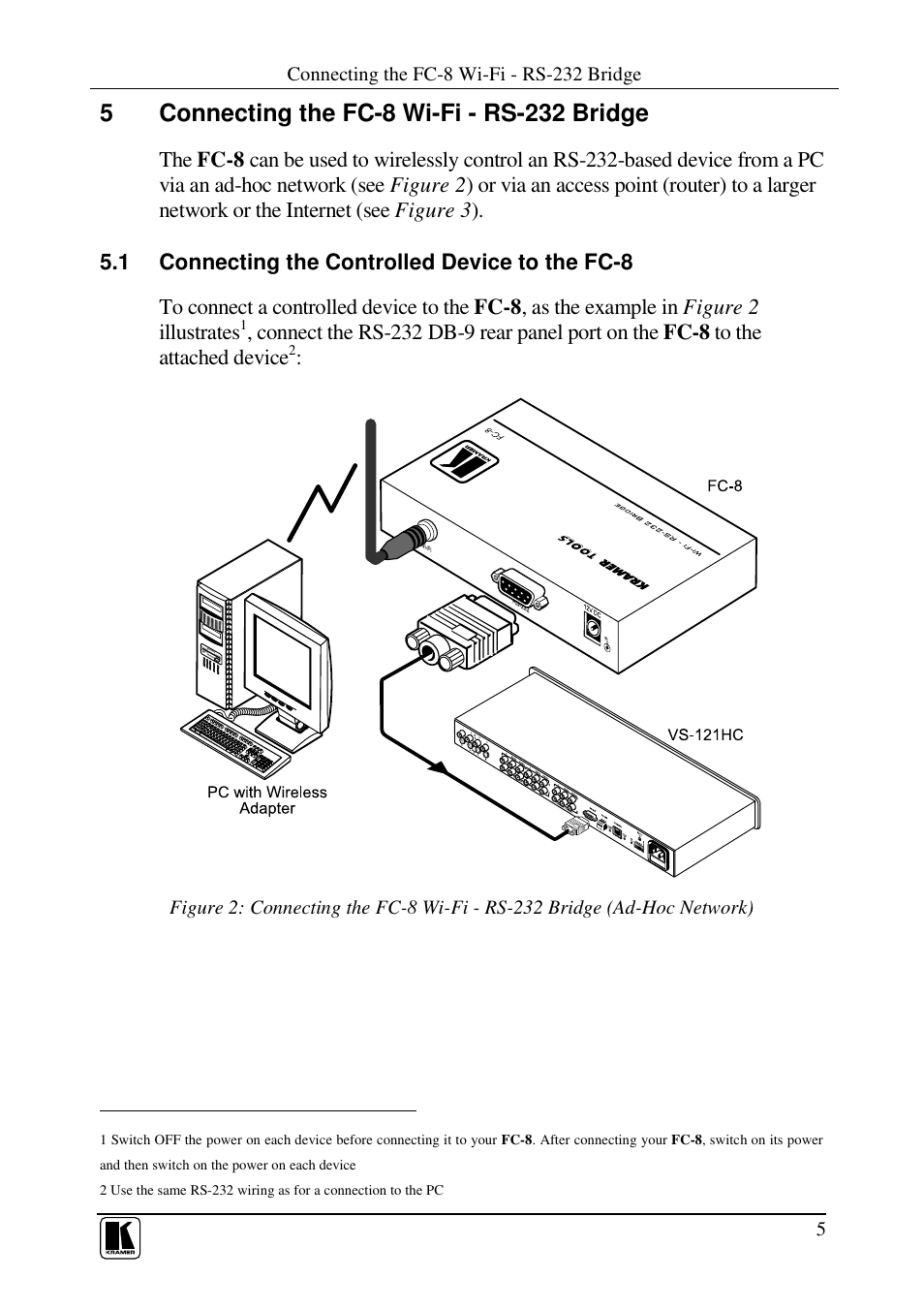 Kramer Electronics FC-8 User Manual | Page 9 / 19