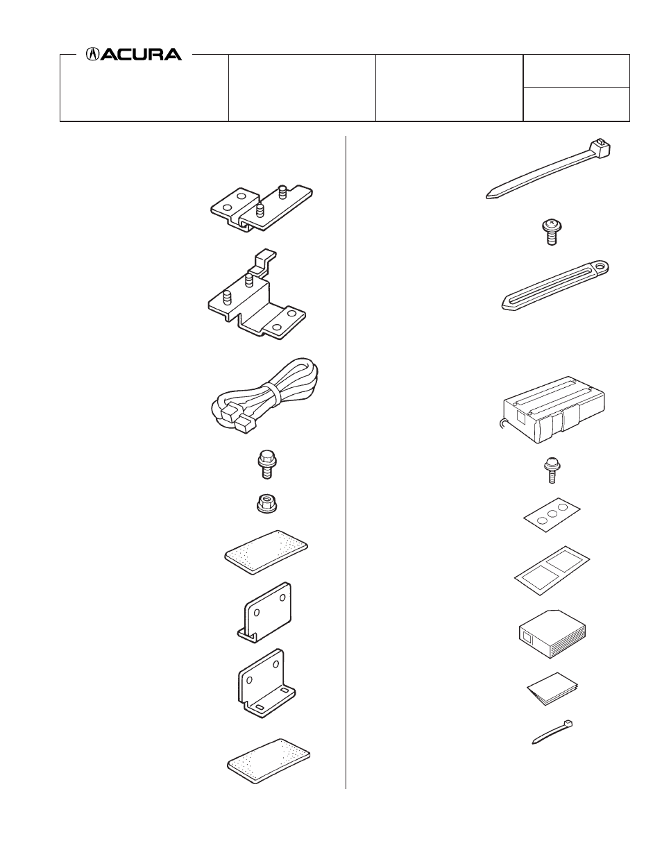 Acura 08B26-S3V-2000-91 User Manual | 7 pages