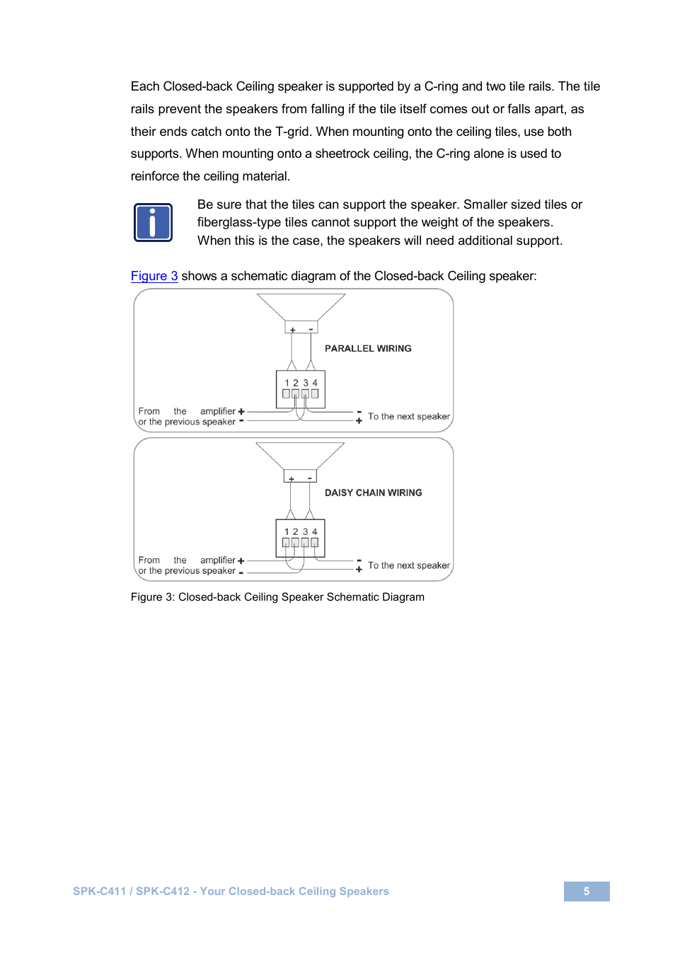 Kramer Electronics SPK-C411(PAIR) User Manual | Page 9 / 20