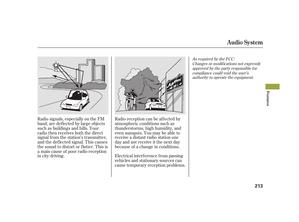 Audio system | Acura 2008 RL User Manual | Page 219 / 502