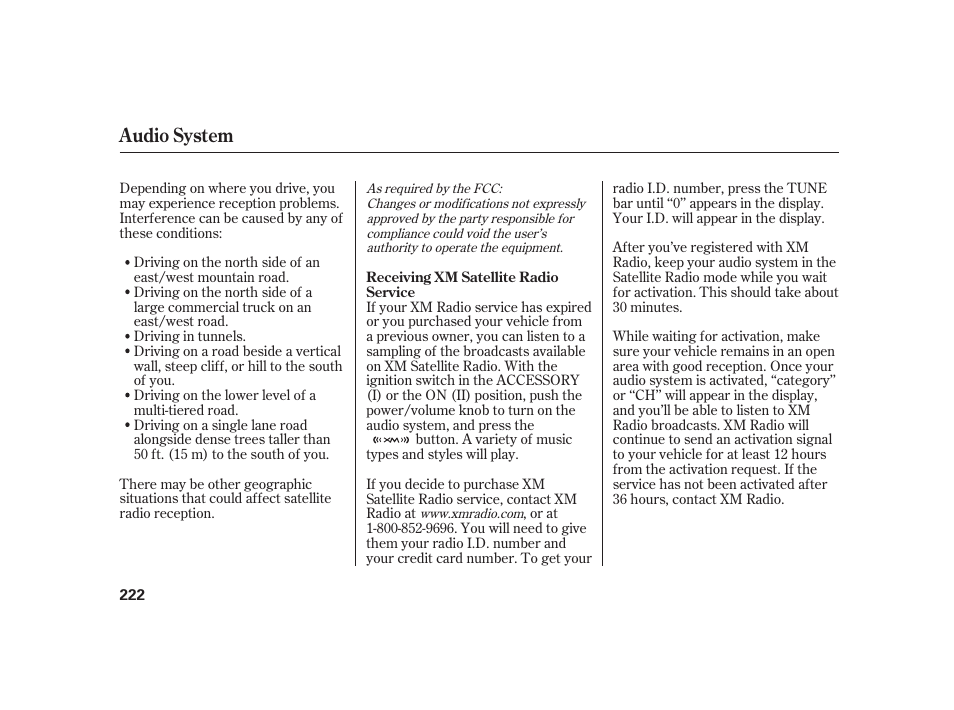 Audio system | Acura 2008 RL User Manual | Page 228 / 502