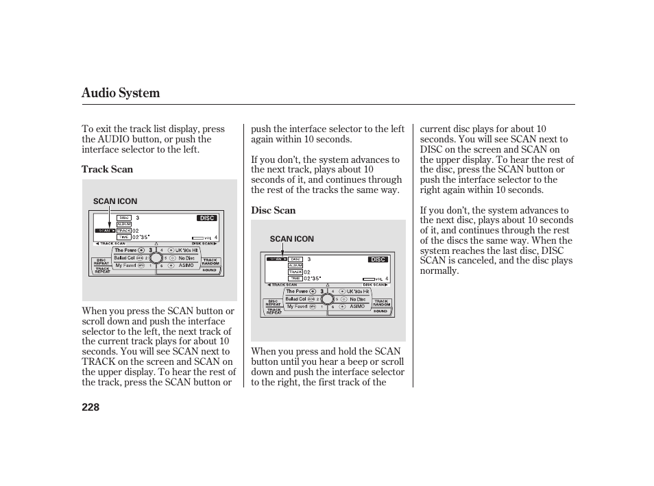 Audio system | Acura 2008 RL User Manual | Page 234 / 502