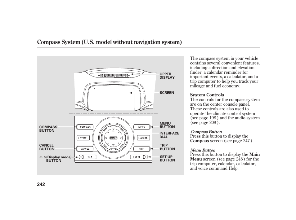 Acura 2008 RL User Manual | Page 248 / 502