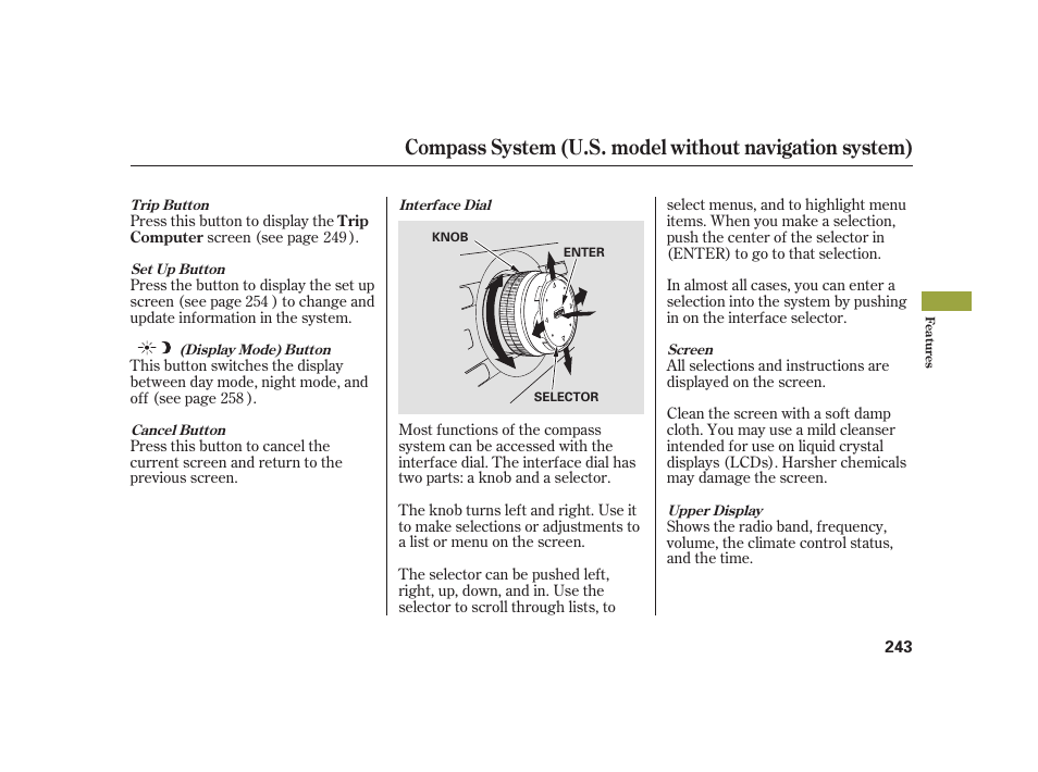 Acura 2008 RL User Manual | Page 249 / 502