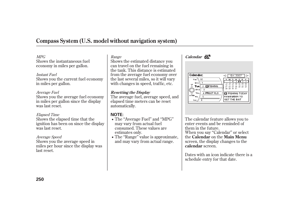 Acura 2008 RL User Manual | Page 256 / 502