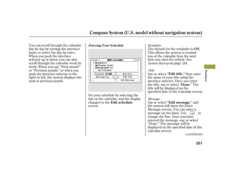 Acura 2008 RL User Manual | Page 257 / 502