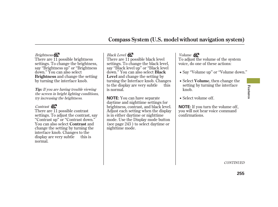 Acura 2008 RL User Manual | Page 261 / 502