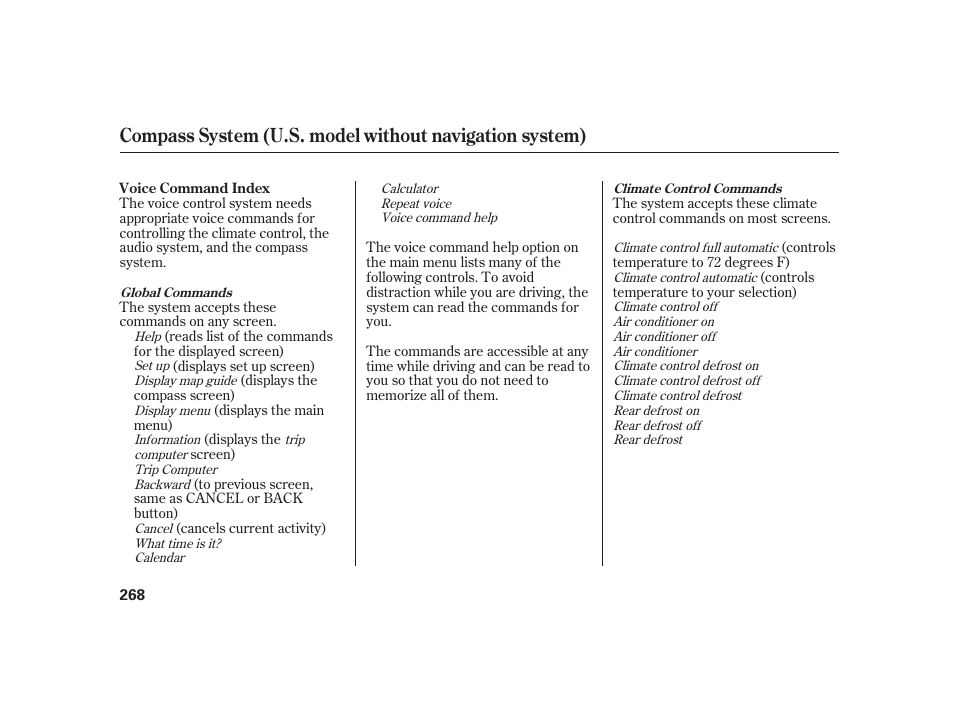 Acura 2008 RL User Manual | Page 274 / 502