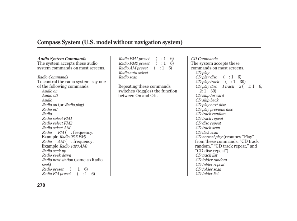 Acura 2008 RL User Manual | Page 276 / 502