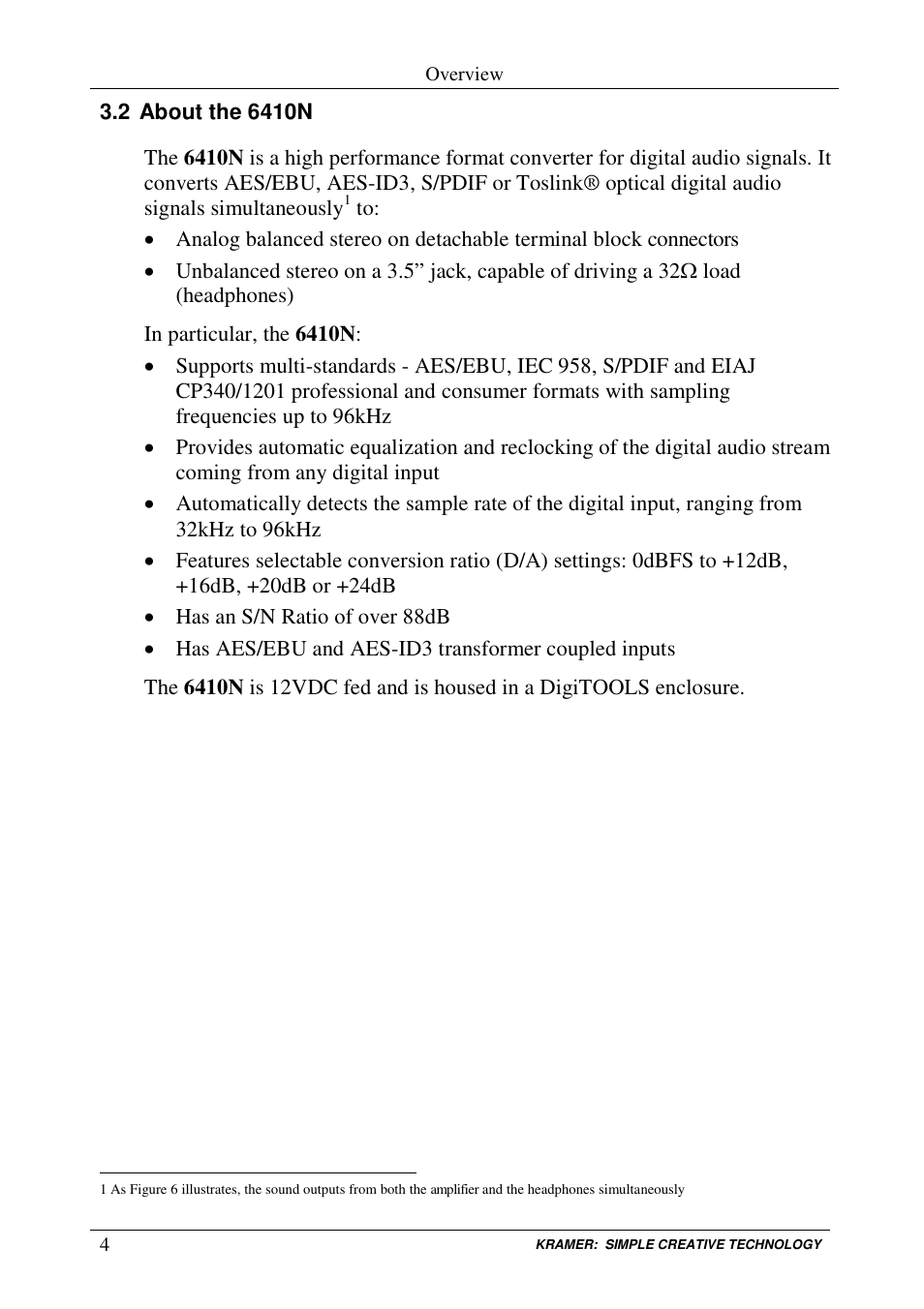 Kramer Electronics 6420N User Manual | Page 6 / 18
