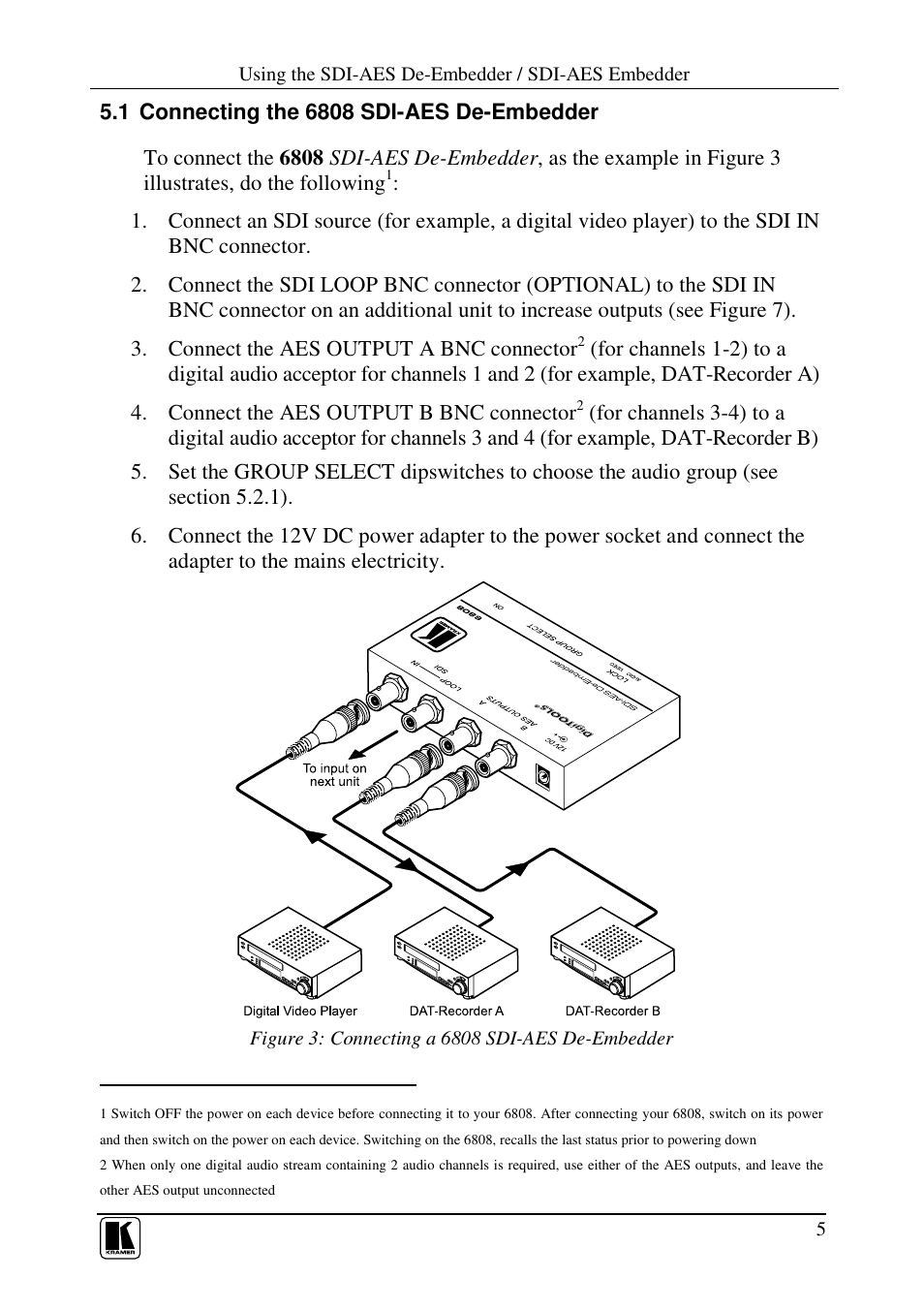 Kramer Electronics 6808 User Manual | Page 8 / 17