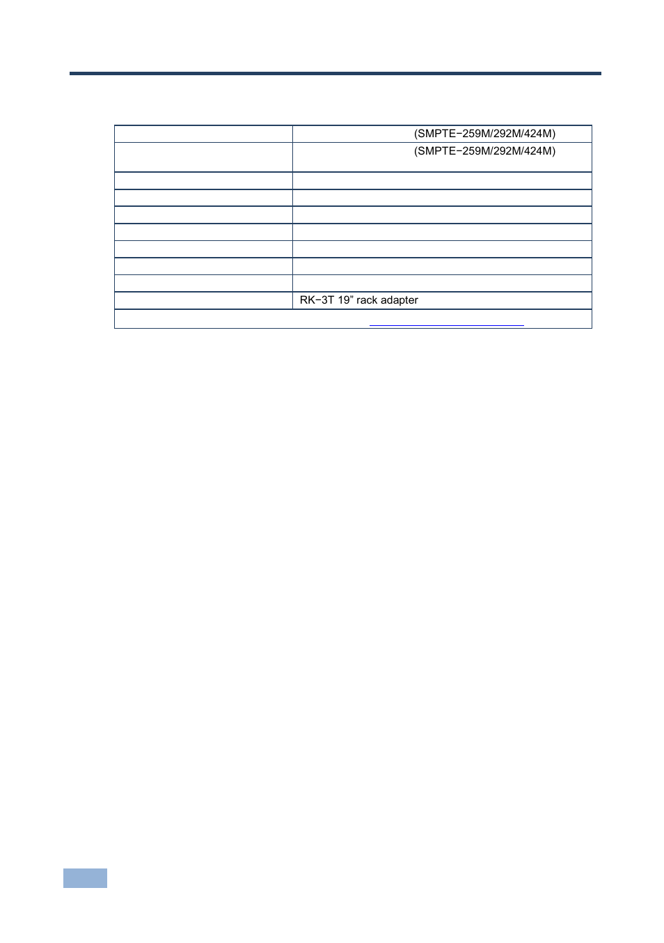 5 technical specifications, Technical specifications, 5technical specifications | Kramer Electronics 6808HDxl User Manual | Page 11 / 13