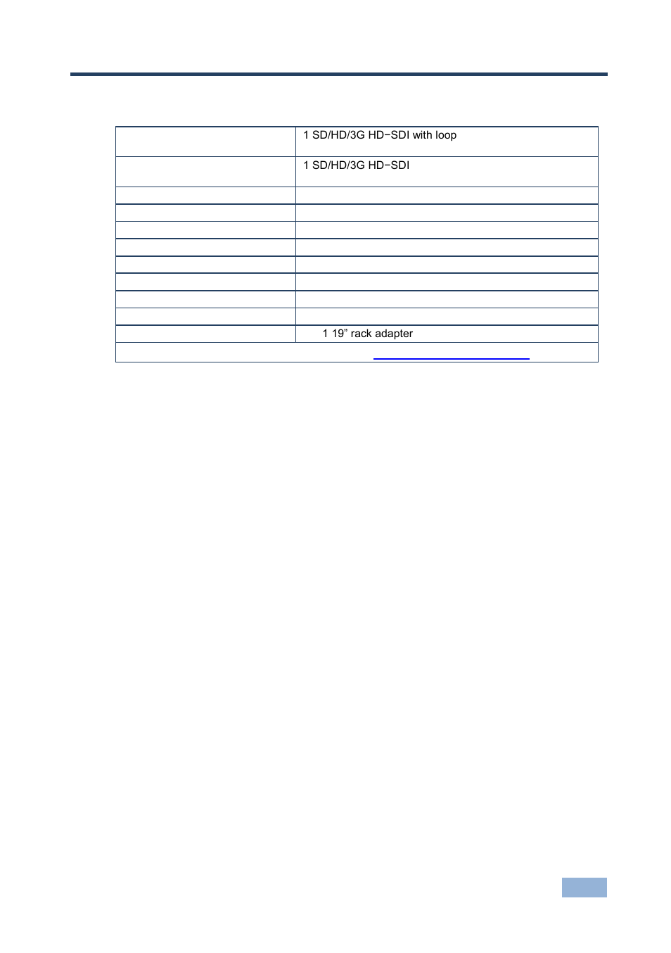 6 technical specifications, Technical specifications, 6technical specifications | Kramer Electronics 6810HDxl User Manual | Page 12 / 14