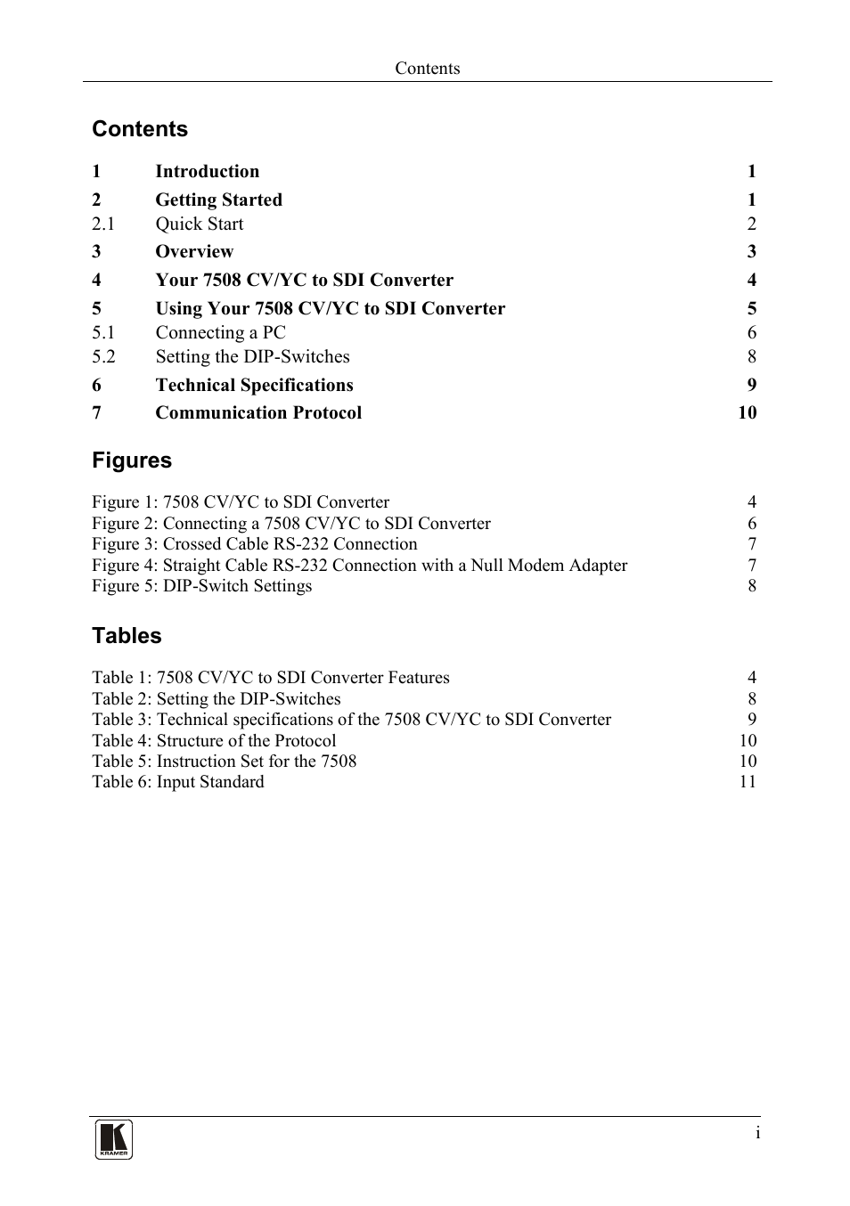 Kramer Electronics 7508 User Manual | Page 2 / 15