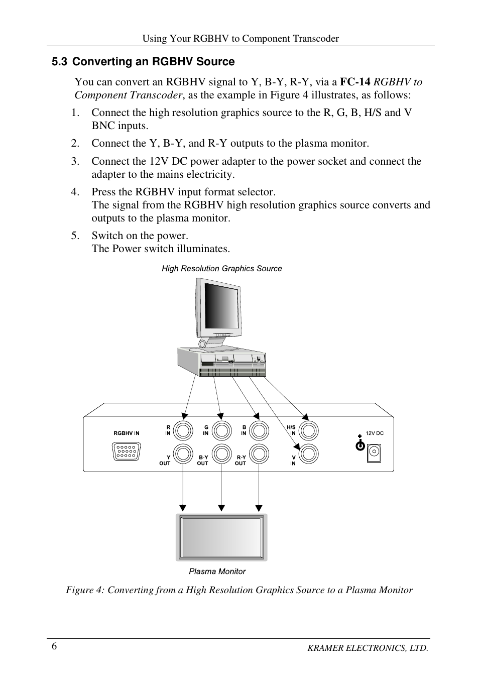 Kramer Electronics FC-14 User Manual | Page 8 / 12