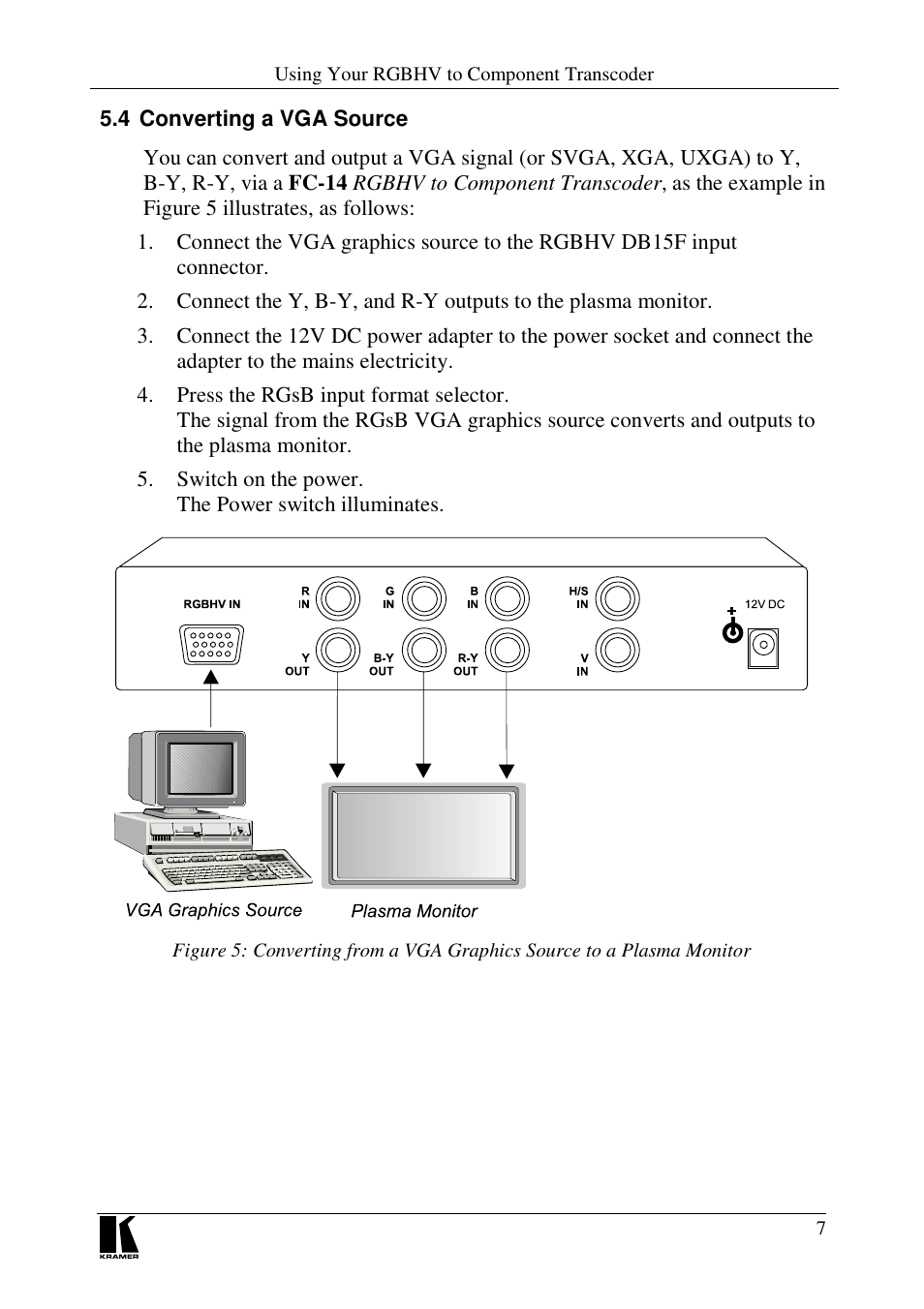 Kramer Electronics FC-14 User Manual | Page 9 / 12