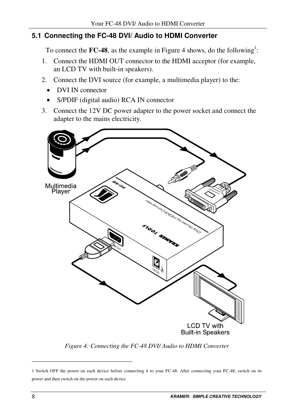 Kramer Electronics FC-48 User Manual | Page 10 / 13