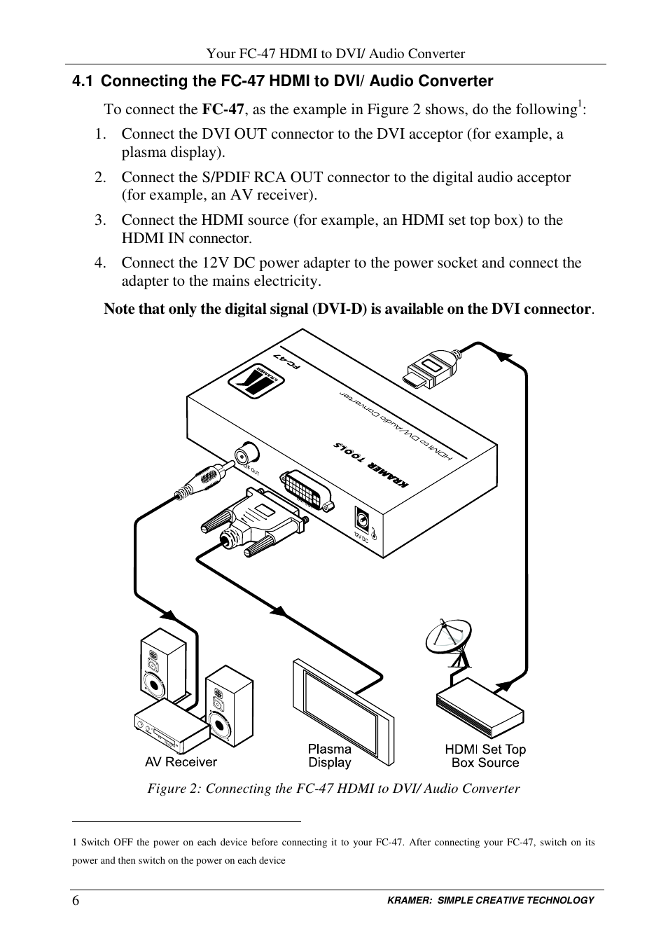Kramer Electronics FC-48 User Manual | Page 8 / 13
