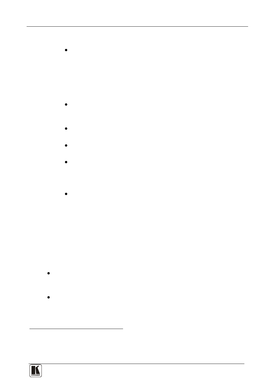 1 storing/recalling setups, Storing/recalling setups, Section 7.1 | Kramer Electronics SP-12HD User Manual | Page 15 / 23